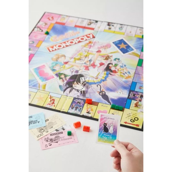 Monopoly Sailor Moon Board Game Limited New - Picture 3 of 5